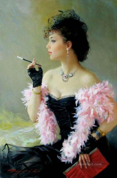 Women Painting - Beautiful Girl KR 030 Impressionist